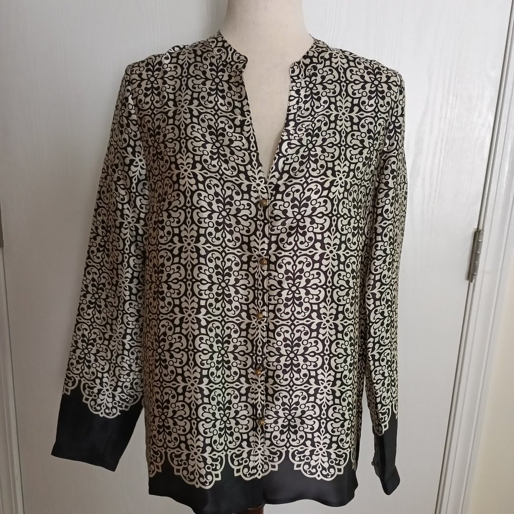 Tyler Boe 100% silk blouse NWT